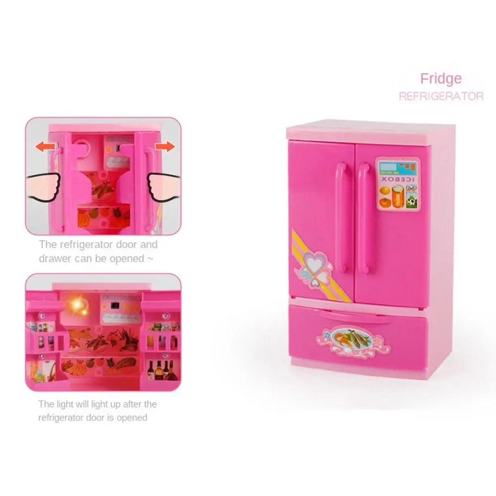 Coffee Machine Household Appliances Toys Toaster Blender Cooking Pretend Play Set Sweeper Vacuum Cleaner Kitchen Toys Boy Girl