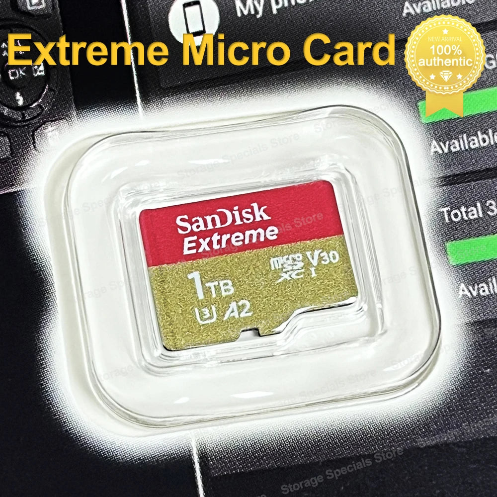 Sandisk Extreme micro Memory Card A2 U3 UHS-I Flash Cards USB3.0 4K micro SD Card for Camera GoPro DJI Nintendo Trans Flash Card