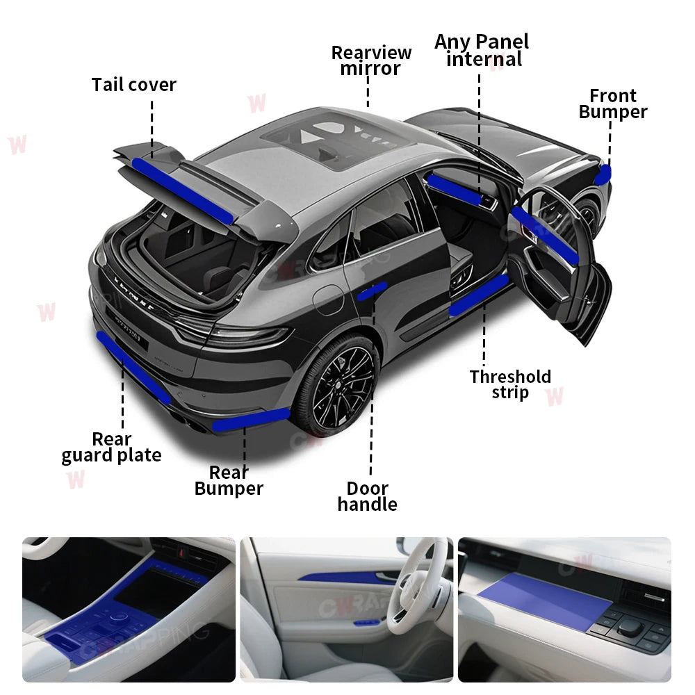 Glossy Yellow Car Covering Film Vinyl Wrap Waterproof Vinyl Auto Tuning DIY Motorcycle Stickers Decor Film for Car Accessories