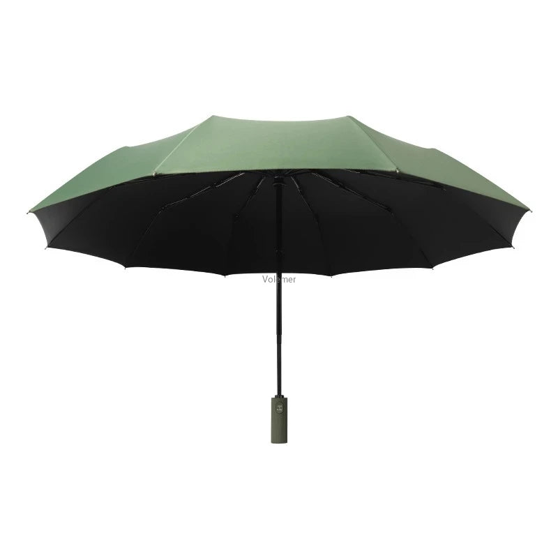 2026 Automatic Umbrella Sunshade for Men and Women 10 Umbrella Bones Black Glue Sunscreen Anti-ultraviolet Sun Umbrella