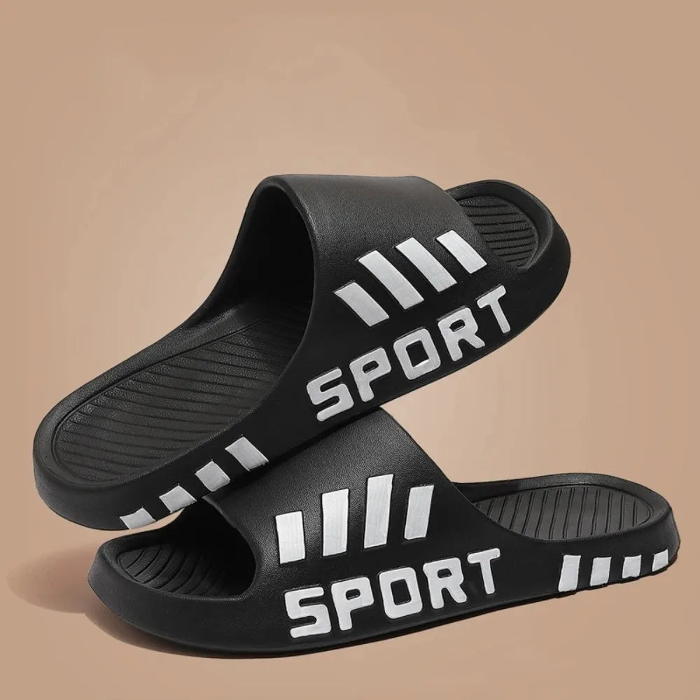 2026 NEW Men's Summer Fashion Slippers Indoor Outdoor Beach Sandals Flip Flop Thick Sole Non-Slip Shower Slippers for Male