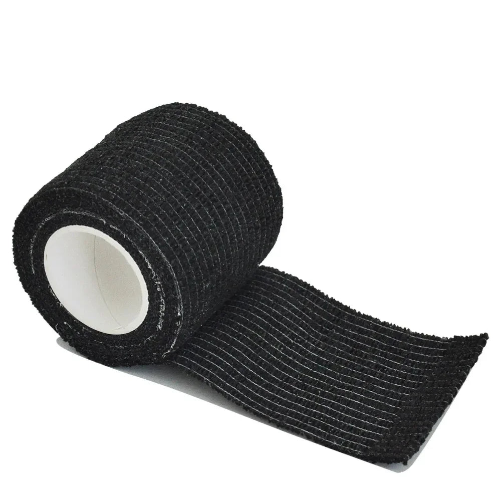 6/10/12pcs First Aid Self Adhesive Cohesive Elasticity Bandages Sports Tape For Wrist Ankle Sprains & Swelling Tattoo Cover