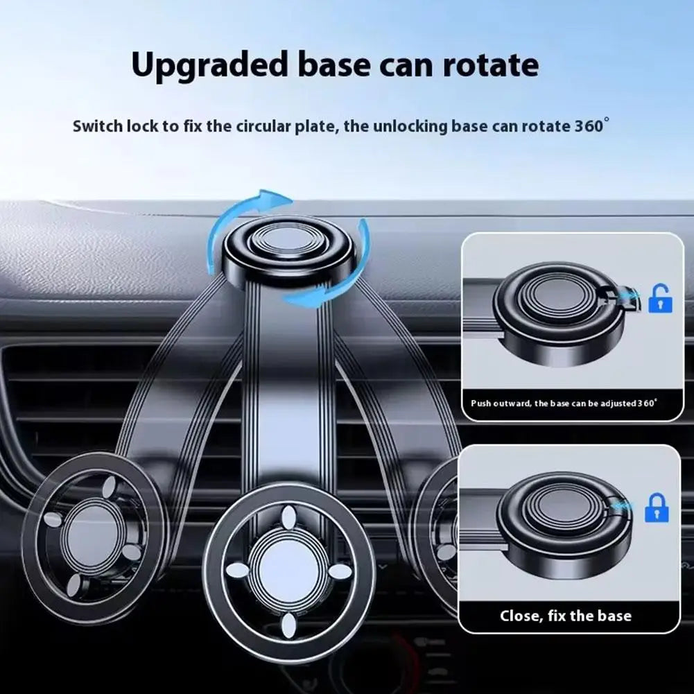 NEW Magnetic Car Phone Holder Stand Car Air Outlet Navigation Bracket For Magsafe Support GPS Mobile Bracket Auto Interior Decor