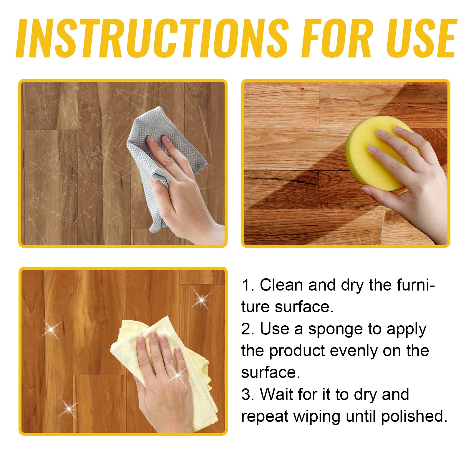 Floor Cleaner; Home Wooden Floor Protection Cleaning Maintenance Wax for Decontamination and Dust Prevention, Polishing and