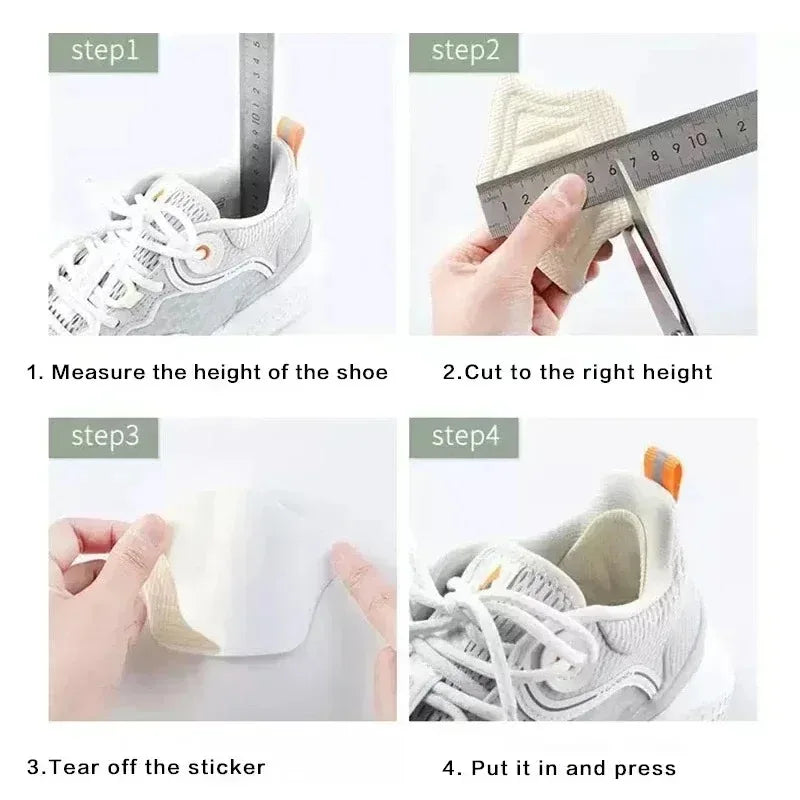 Heel Patch Insole for Summer Womens High Heels With a Larger Or Smaller Heel Pad to Prevent Heel Loss Half Size Pad