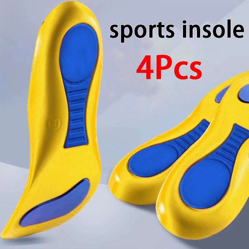 Arch Support sports Insole Men Women Orthopedic Insoles Foot Shock Absorption Anti-Slip Shoe Pads 2Pcs/4Pcs