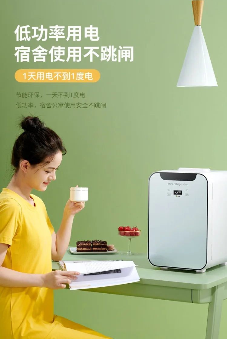 12V\110V\220V New Mini Refrigerator for Home Office Car Compact and Portable with Cooling Freezing