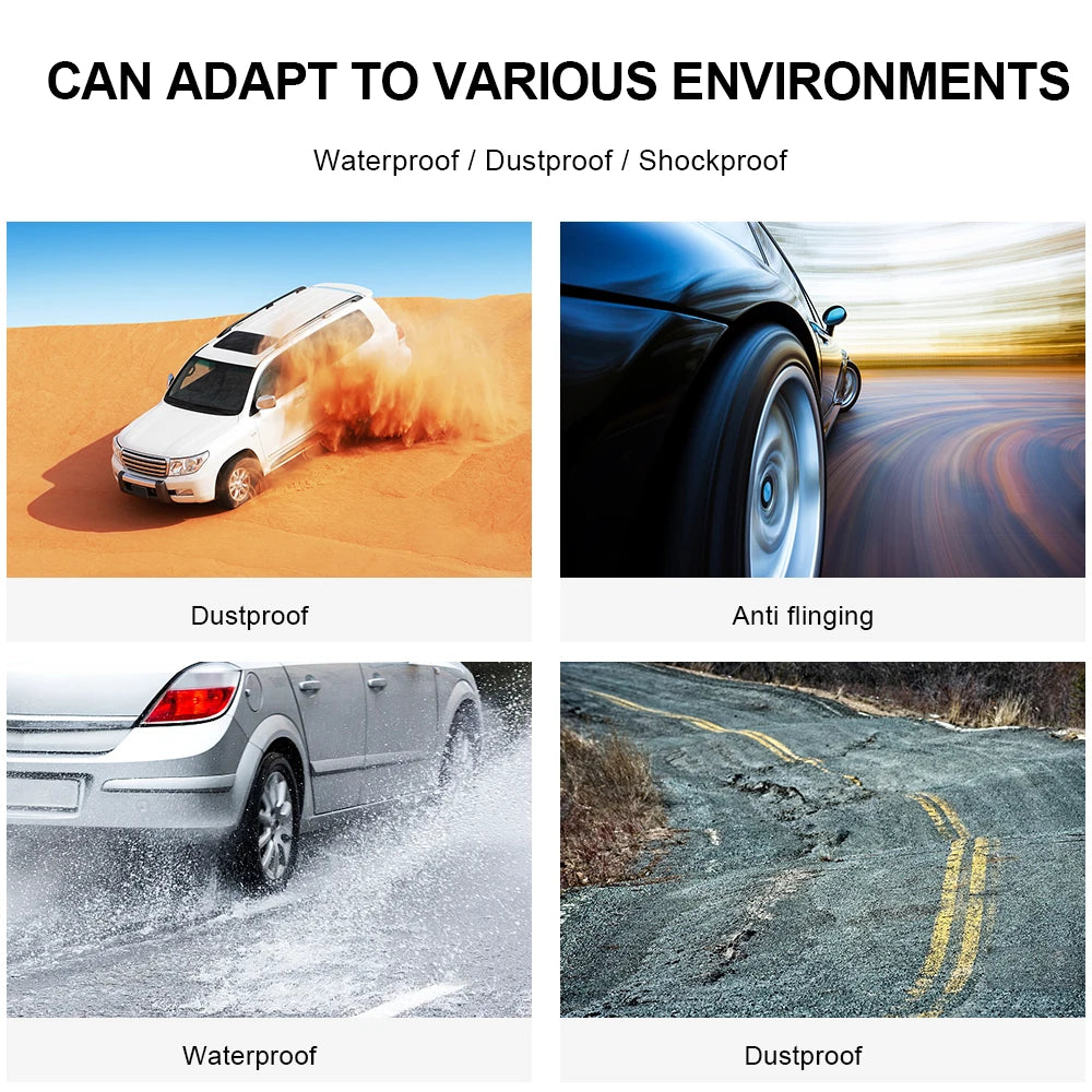 Car Tire Pressure Monitoring System Car Tyre Pressure Monitor Tyre Pressure Alarm 4 External Sensors
