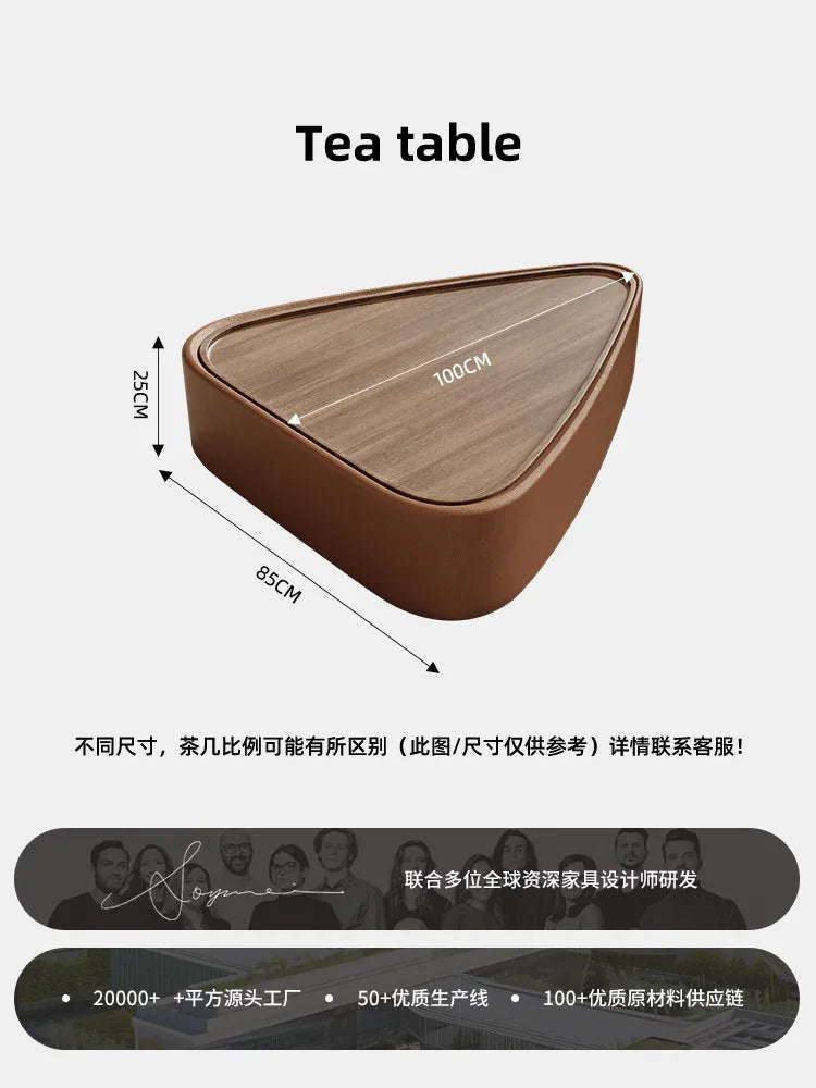 Coffee Table Living Room Small Space Luxury Cream Designer Simple Solid Wood Minimalist Storage Nordic Round Center Furniture