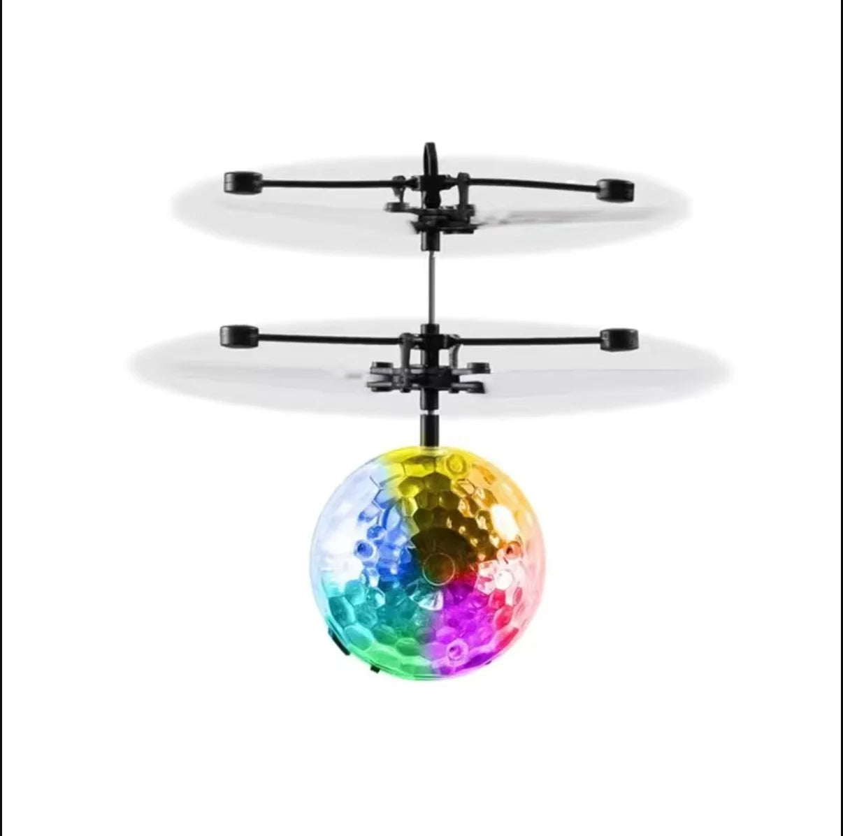 Led Light Suspension Crystal Ball Infrared Induction RC Gesture Control Colorful Glowing Toys Flying Unique Gift for Kids