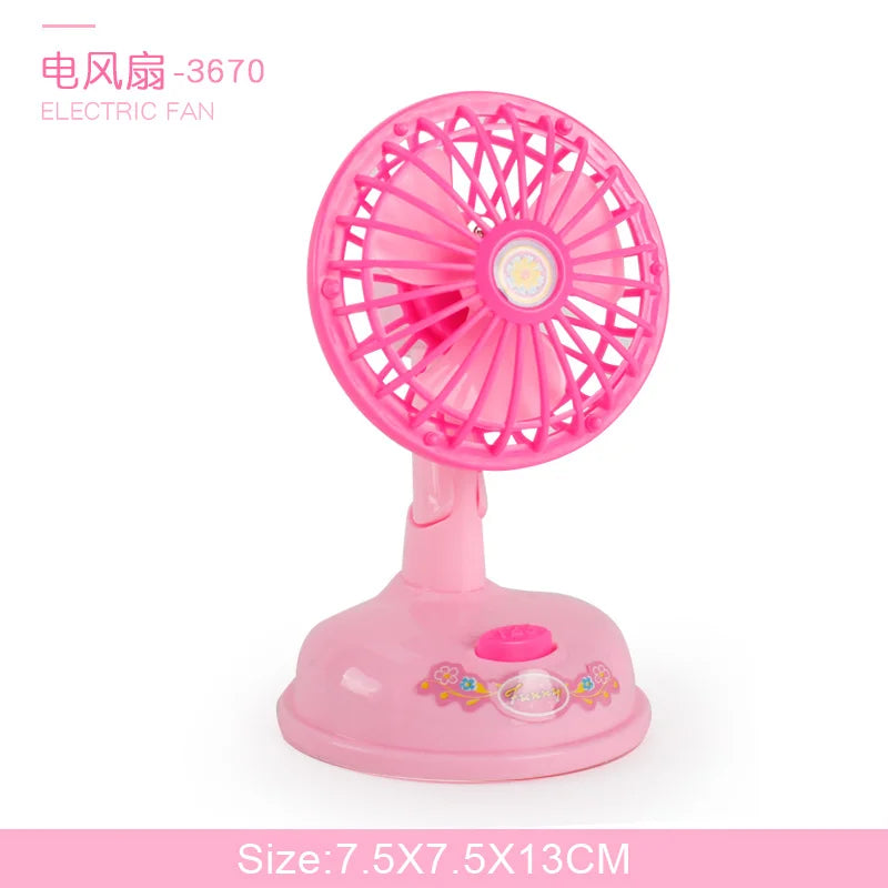 Kids Kitchen Play Simulation Home Appliances Toys Pretend Play Refrigerator Microwave Coffee Maker Kettle Hair Dryer for Childs