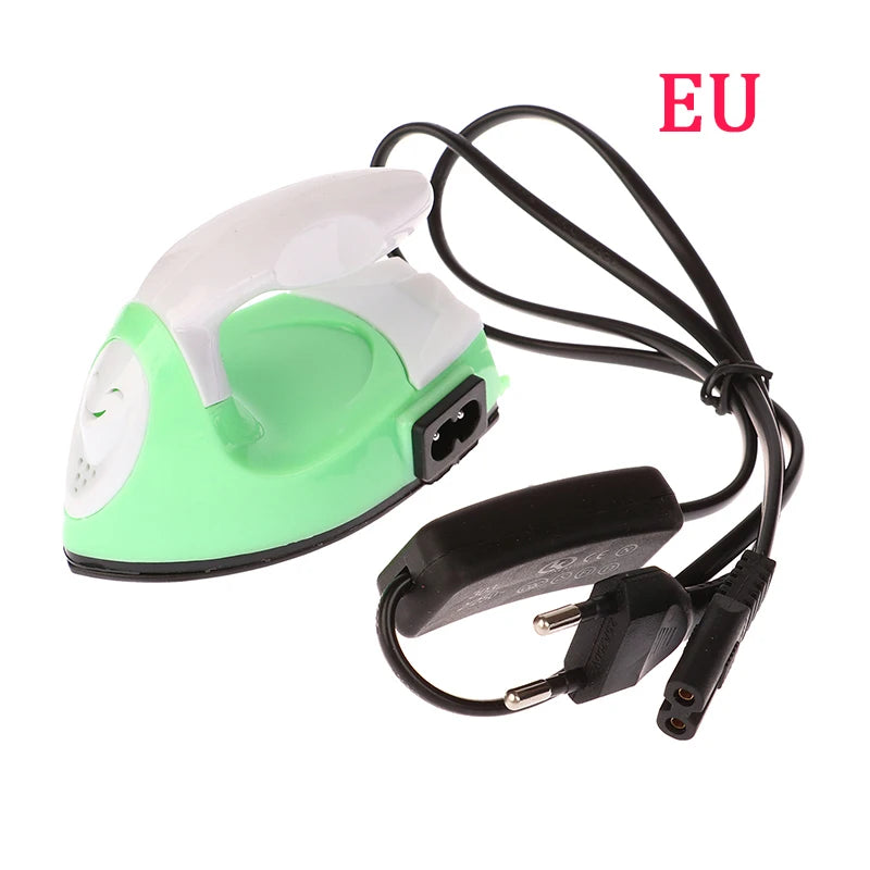 1PC EU/US/UK Plug Mini Craft Iron Electric Iron Portable Handy Heat Press Diy Small Iron For Ironing Clothes Laundry Appliances
