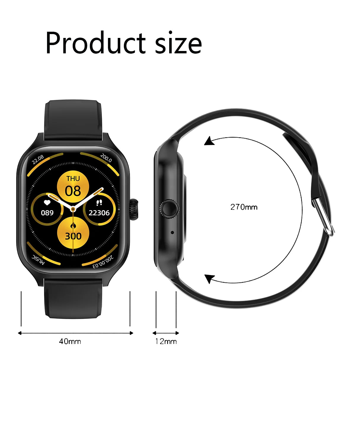 HOMEFISH New Smart Watch H9 Pro MAX  C20  HD Display Bluetooth Call Message Alert Sports Mode Smartwatch For Men Women
