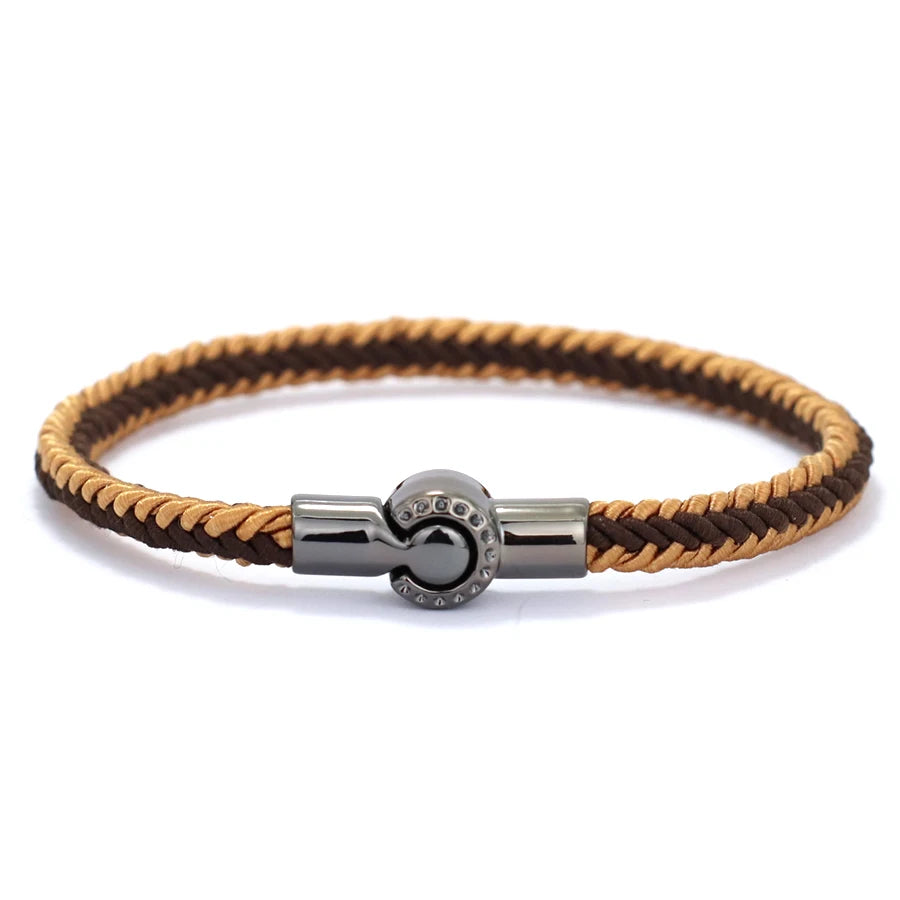 Unique Ethnic String Bracelet Unisex Handmade Braided Lucky Thread Distance Attract Couple Bangle Leisure Accessories Pulseria