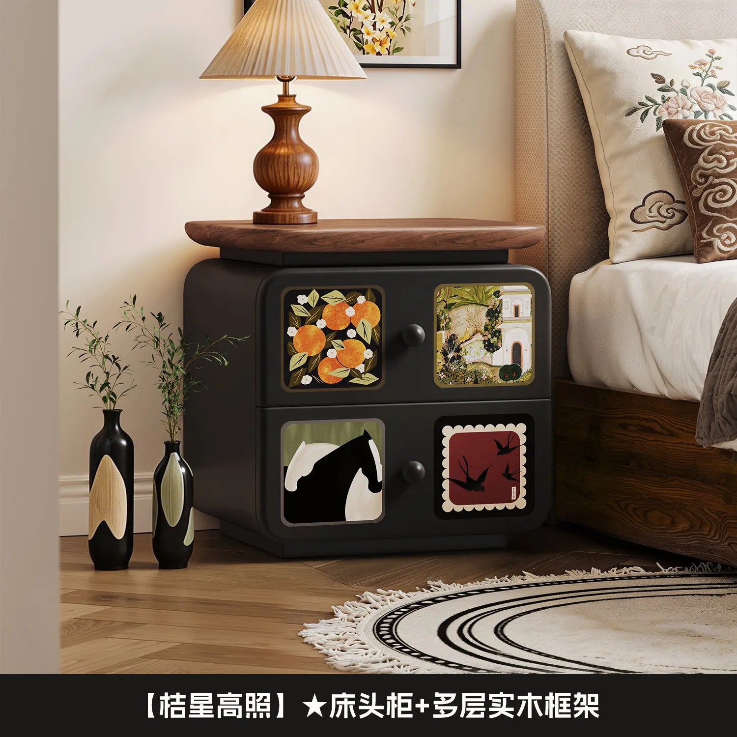Simple Bedroom Bedside Table Luxury Nordic Storage Unique Drawers Bedside Table Trendy Organizer Mesa De Noche Home Furniture