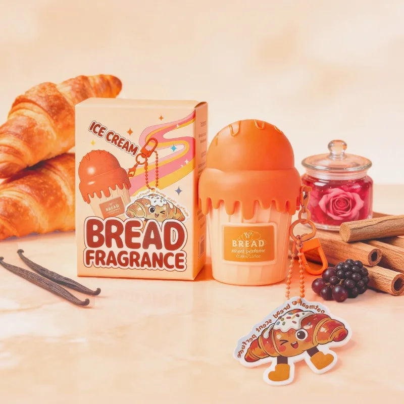 50ml Ice Cream Shaped Women Perfume Long Lasting Gourmand Fragrance Sweet Elegant Body Mist Cute Dessert Inspired Strawberry