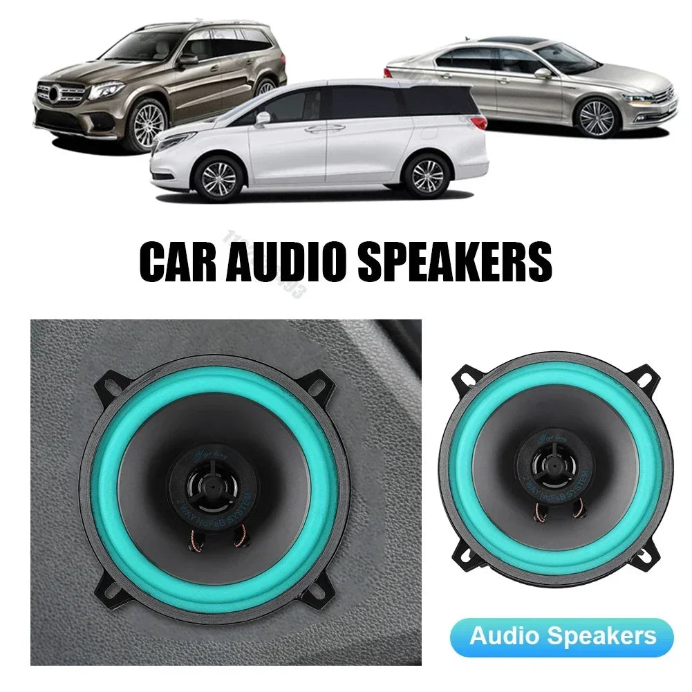 4/5/6.5 Inch Car Speakers HiFi Coaxial Subwoofer Universal Automotive Audio Music Full Range Frequency Car Stereo Speaker