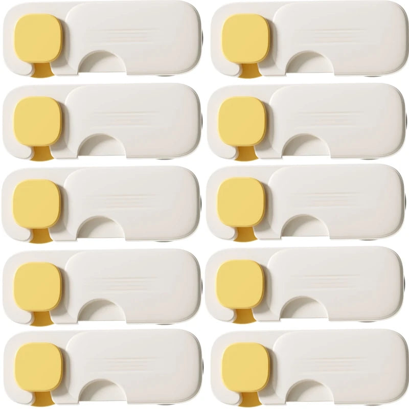 3/5/10PCS Children Safety Locks for Kitchen Cupboards Adhesive Baby Proofing Cabinet Lock for Cabinets Drawer Door Fridge