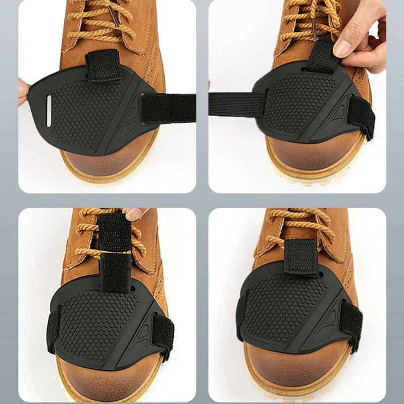Dustproof Motorcycle Shift Pad Gear Shoes Protective Motorbike Gears Shifter Men Protector Motocross Boots Cover Accessories