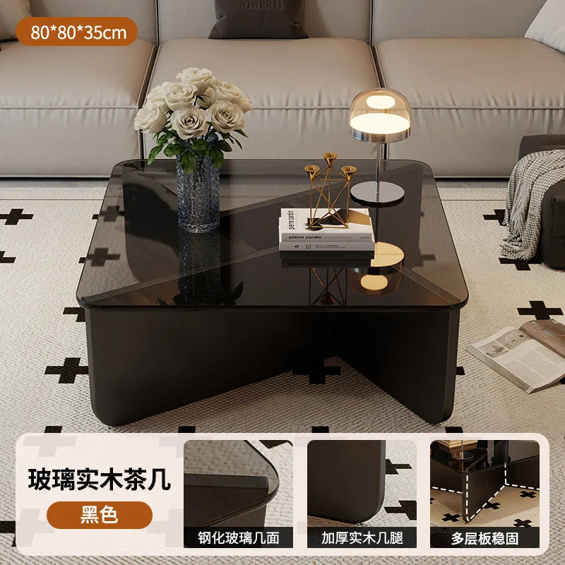 Aesthetic Coffee Table Elegant Design Glam Modern Side Table Space Premium Saving Vintage Sedentary Table Home Furniture