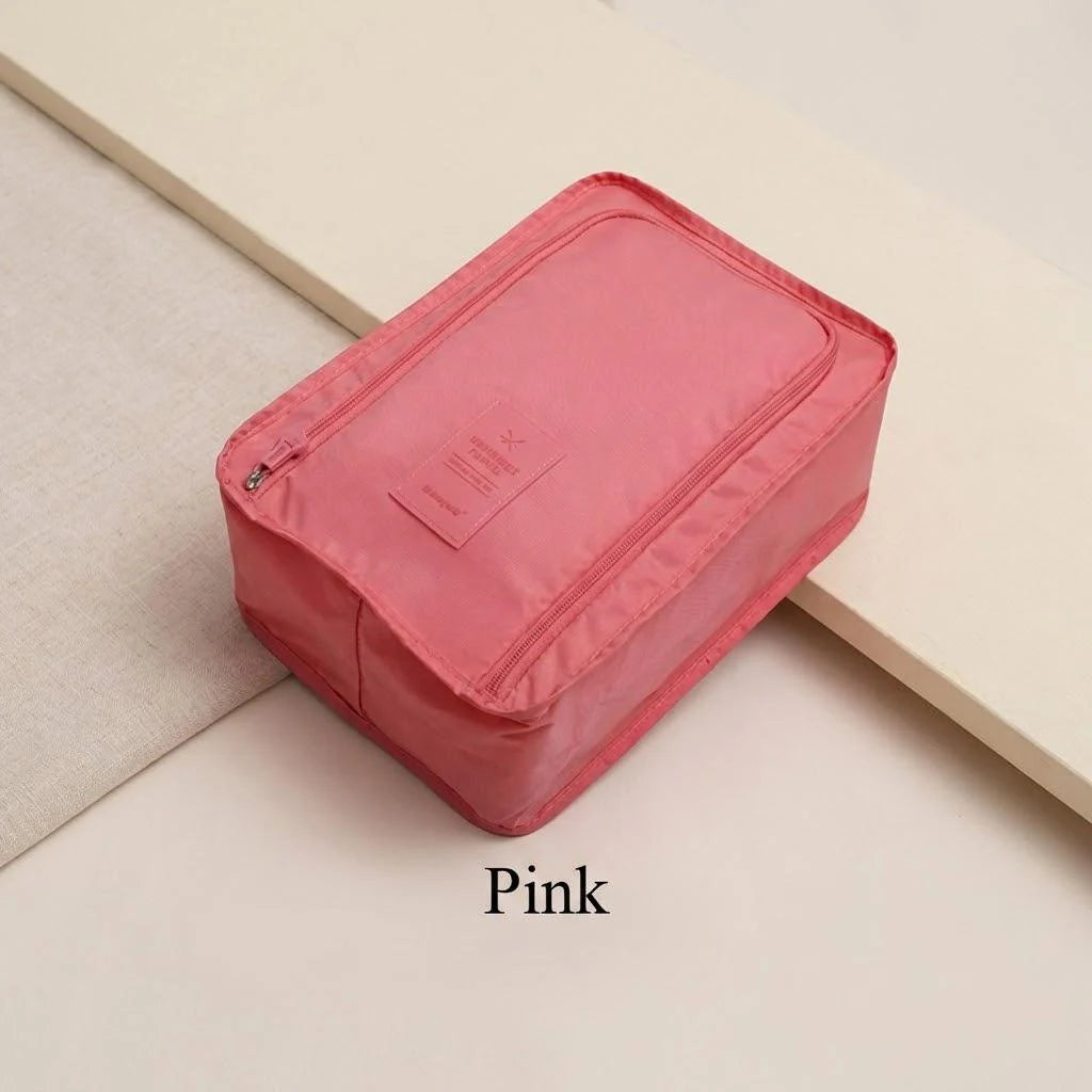 Portable Travel Shoe Organizer Bag Multifunctional Storage Pouch Home Shoe Storage Zip Lock Bag for Easy Sorting