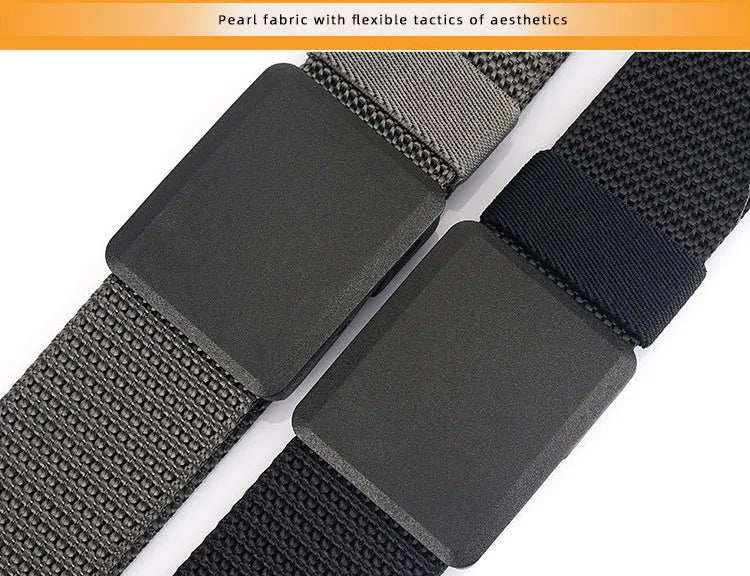Military Automatic Buckle Nylon Belt Outdoor Hunting Multifunctional Tactical Canvas Belt High Quality Men Belt