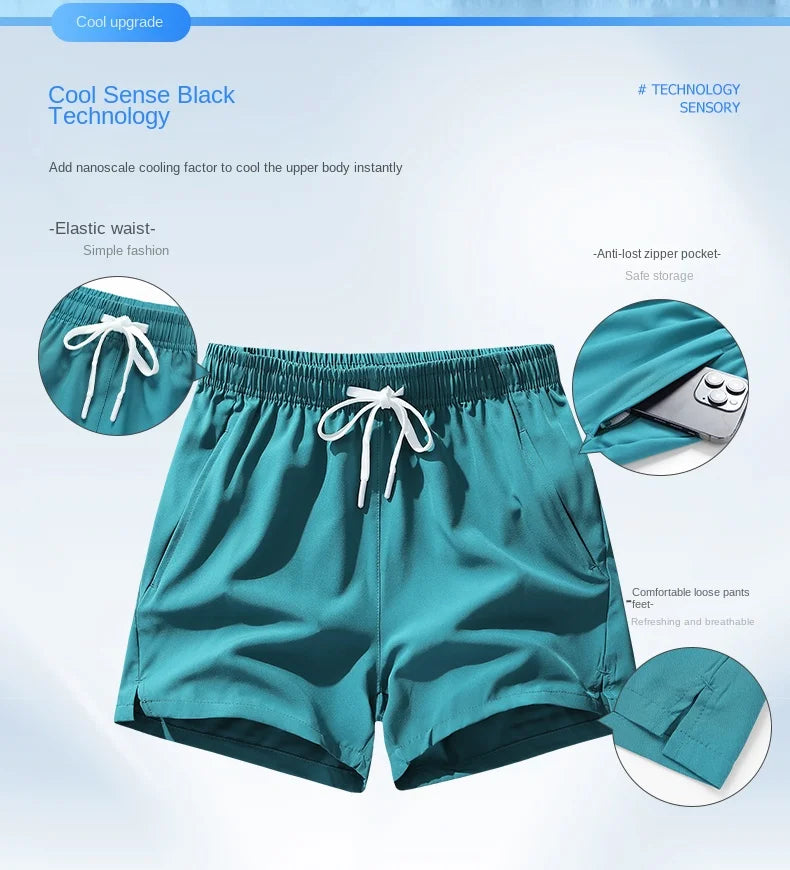 Running Shorts Summer Gym Sportswear Men Jogging Outdoor Sports Shorts Fitness Man Quick Dry Breathable Pants Male Clothing