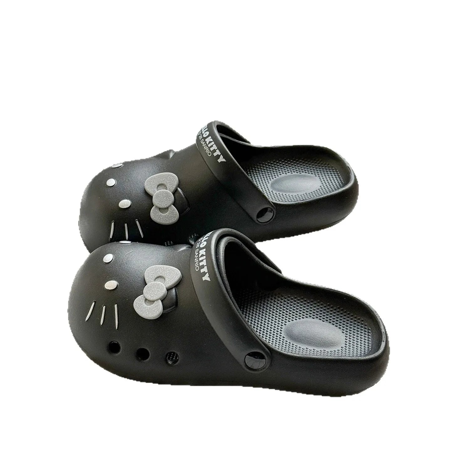 New Arrival: Kitty Cat Cartoon Outdoor Comfortable Soft-Soled Sandals for Women, Non-Slip and Durable, Girls' Perforated Sandals
