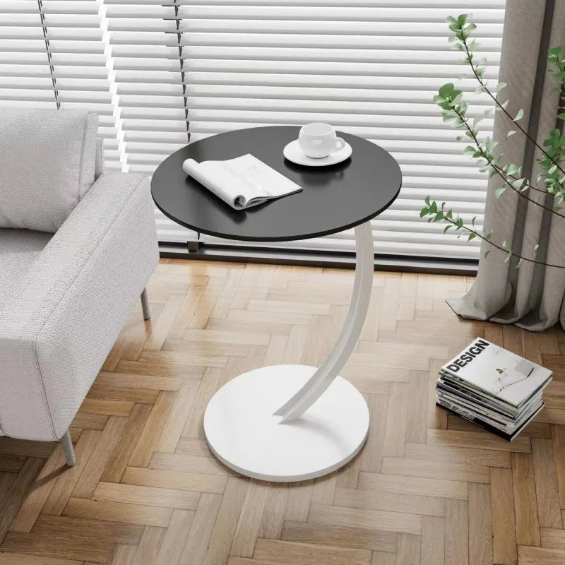 Coffee table small table removable sofa side table living room minimalist round table bedside table side table shelf minimalist