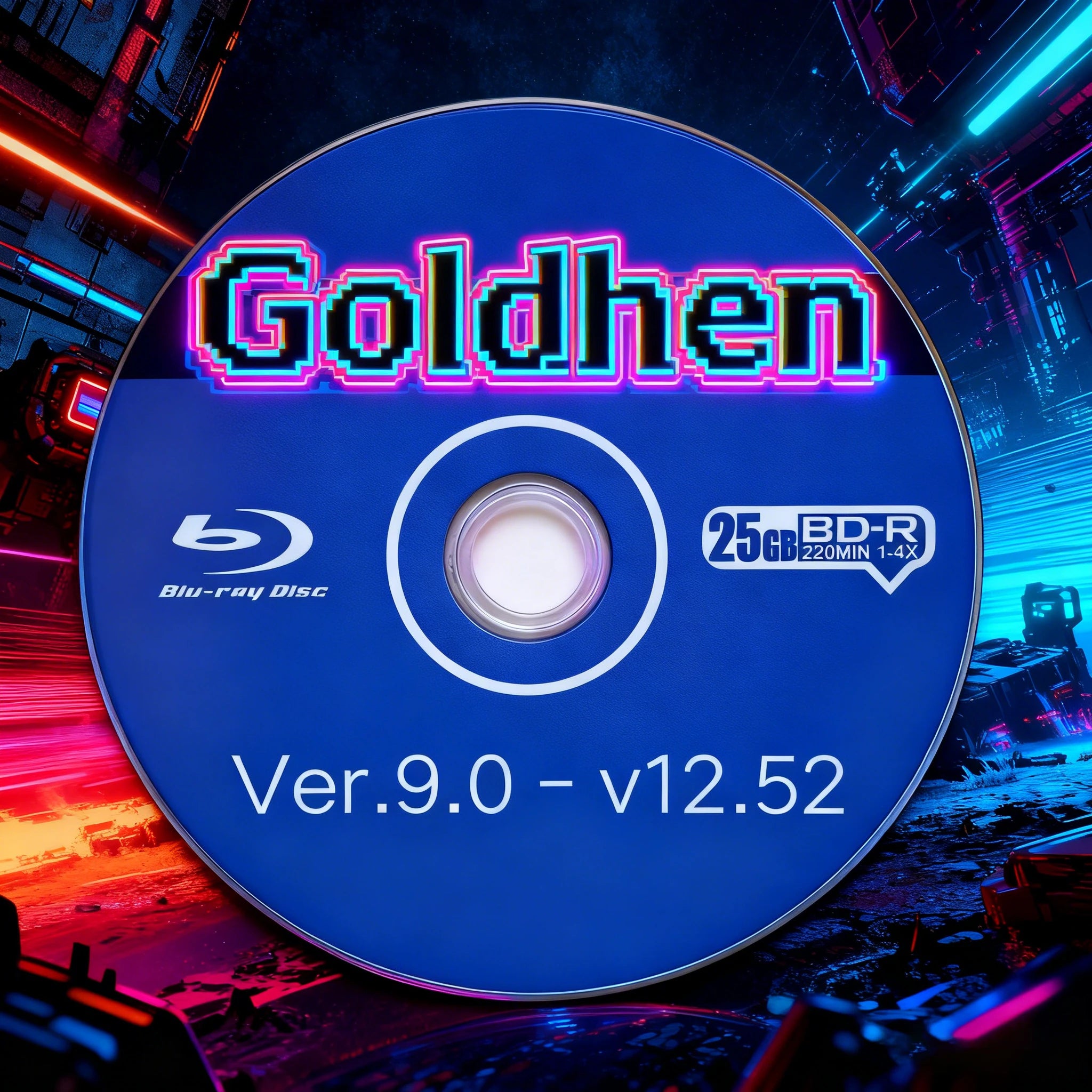 GoldHEN for PS4 Jailbreak Disc V9.0-12.52 Collector’s Edition CD 1-Click Boot Tool Supports FW 9.0–13.52 Homebrew Backup Loader