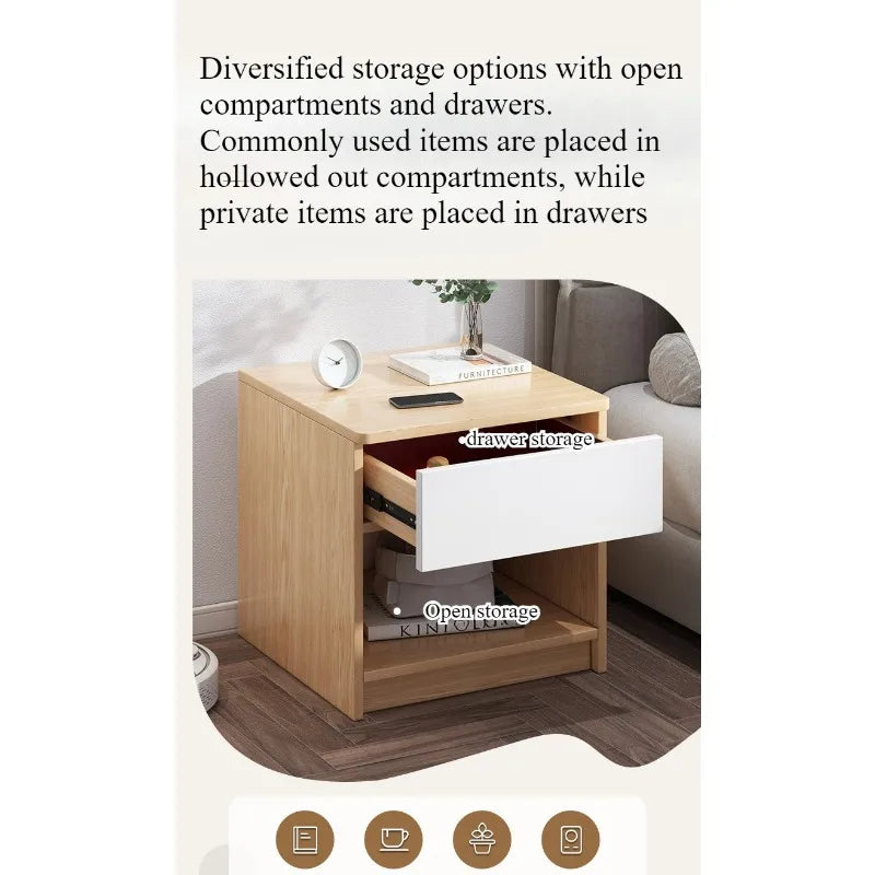 Bedside table Modern simple bedroom Simple hotel special small bedside rack Household locker Storage cabinet
