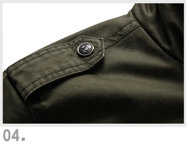 New 2025 Casual Army Military Jacket Men Plus Size M-6XL Jaqueta masculina  Spring & Autumn Cargo Mens Jackets Coat