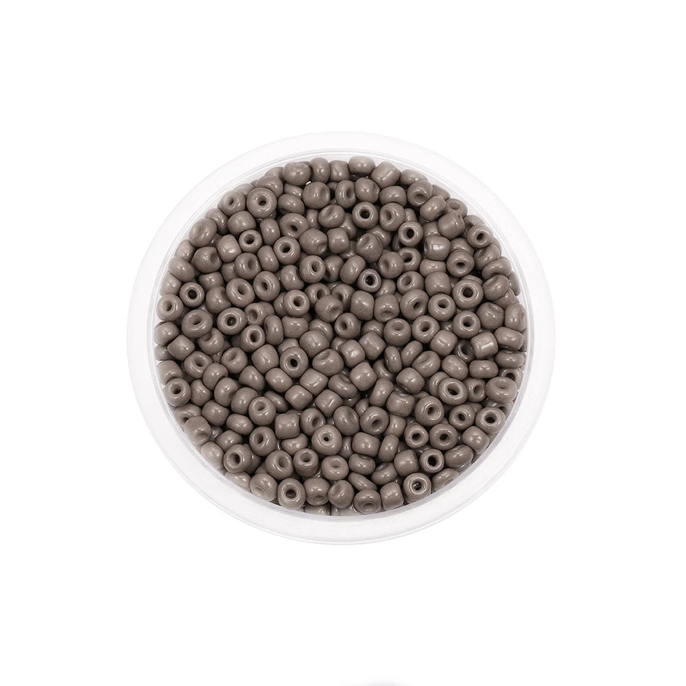 300/600Pcs 3/4mm Charm Glass Beads Czech Seed Beads Small Round Loose Beads for DIY Jewelry Making Earrings Bracelet Wholesale