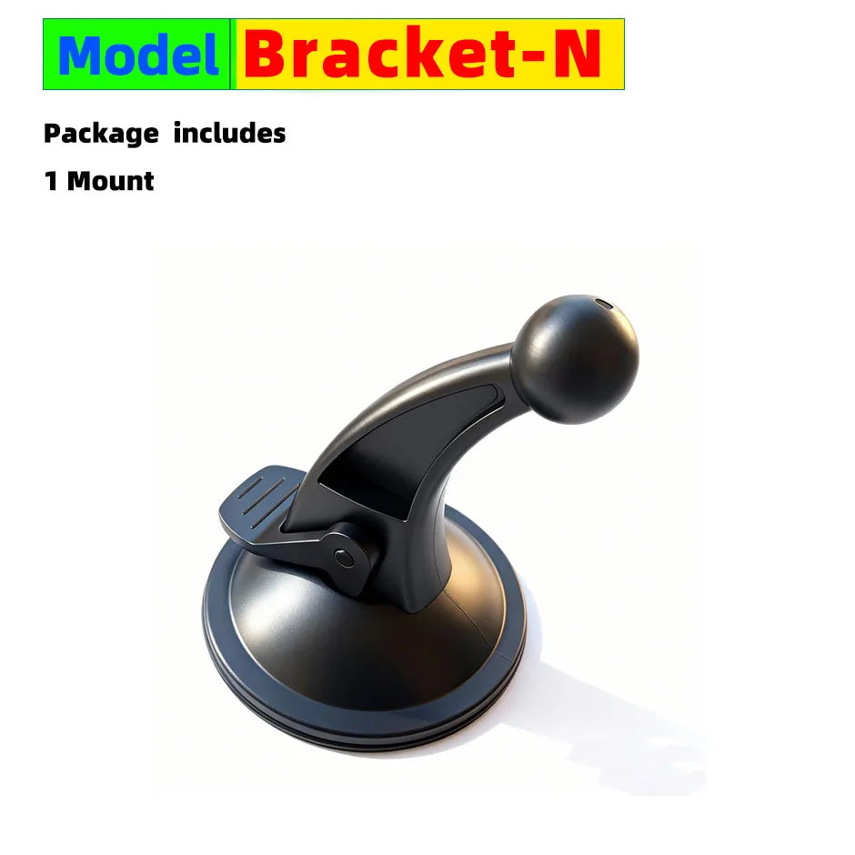 17mm/0.66inBall Head Suction Cup Mount Holder Fits Car - Phone GPS Navigator Stand, Windscreen Dashboard Bracket Support