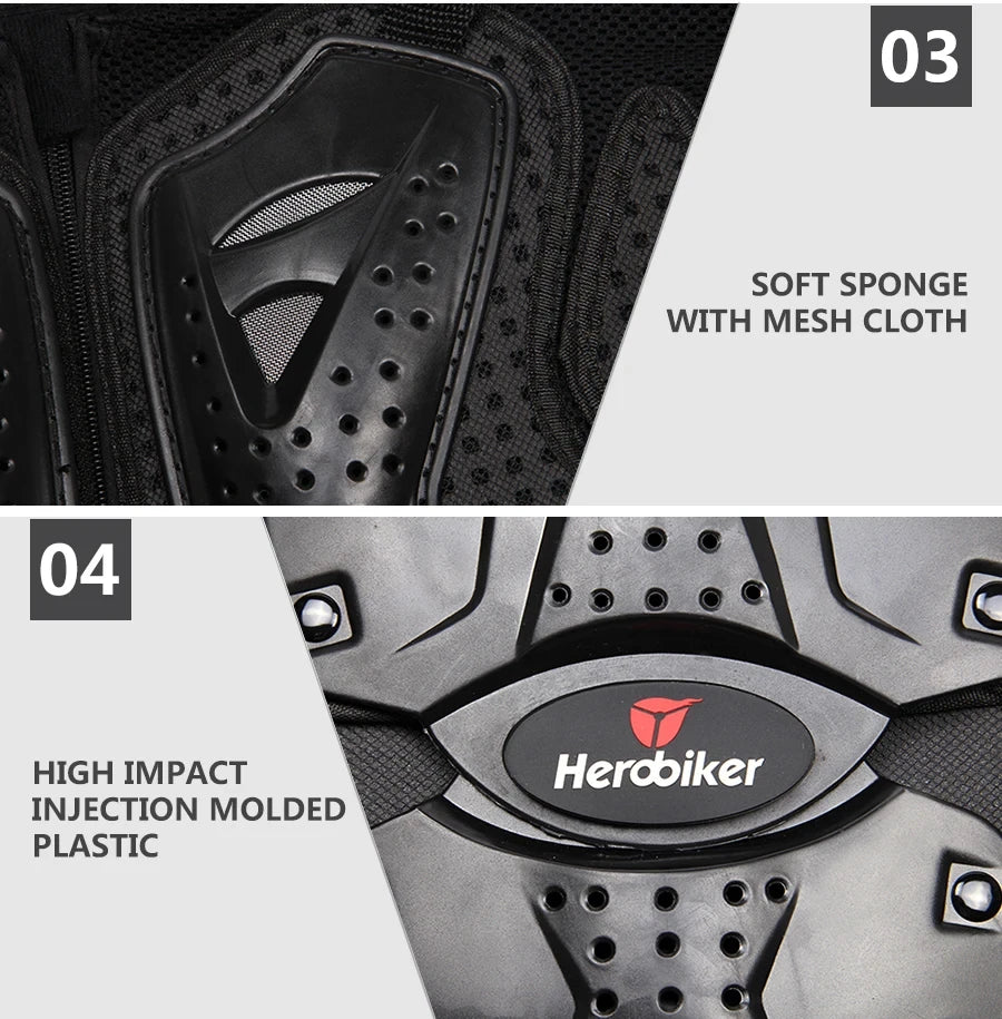 Motocross Jacket Men Body Armor Motorcycle Armor Wear-Resistant Anti-Drop Bicycle Racing Jacket Riding Motorbike Moto Protection