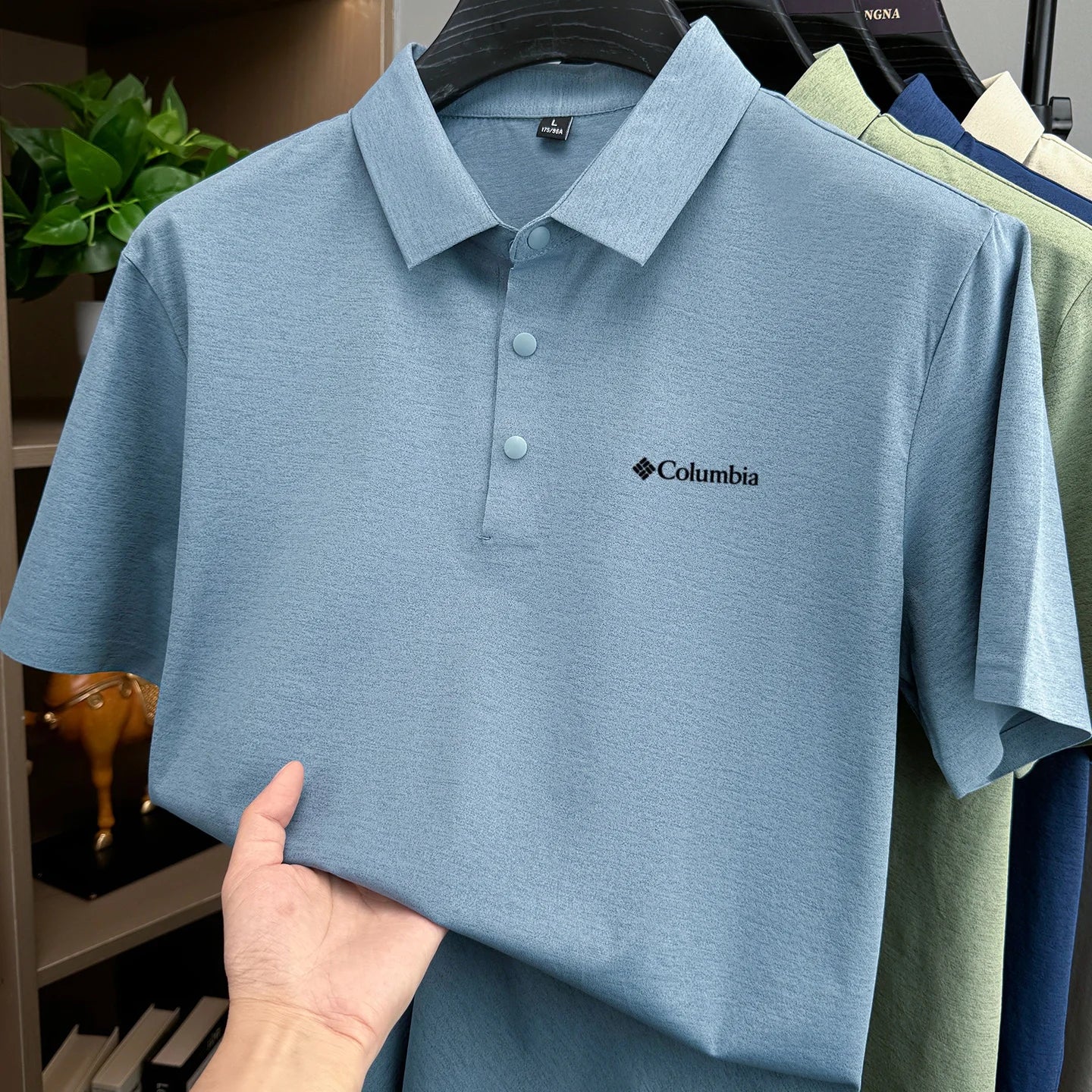 High end brand polo shirt classic letter embroidery men's short sleeved comfortable breathable and casual 2026 summer new Tshirt