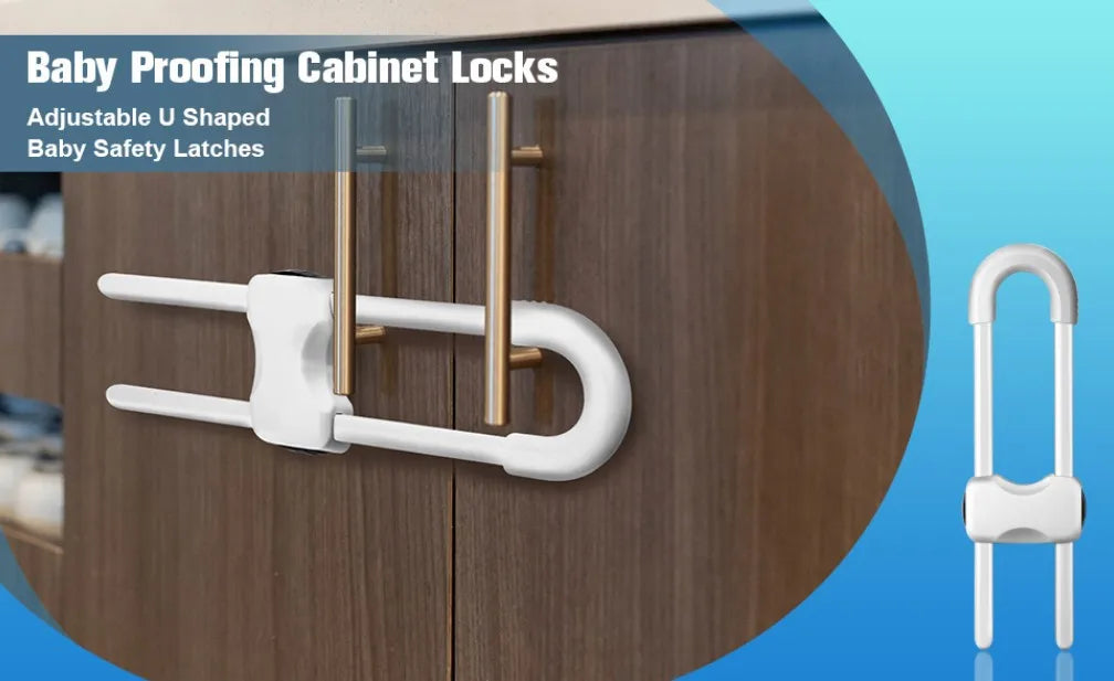 U-Shaped Proofing Drawers Safety Child Locks Adjustable