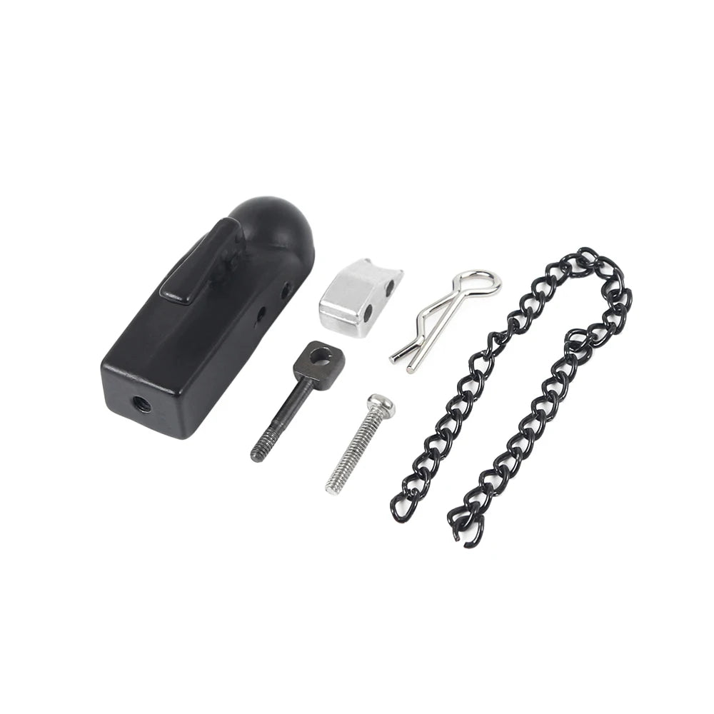 1/10 Trailer Hook RC Tow Hitch Mount for Scale Crawler Rear Bumper SCX10 II TRX4 Defender Element Enduro D90 TF2 CFX RGT EX86190