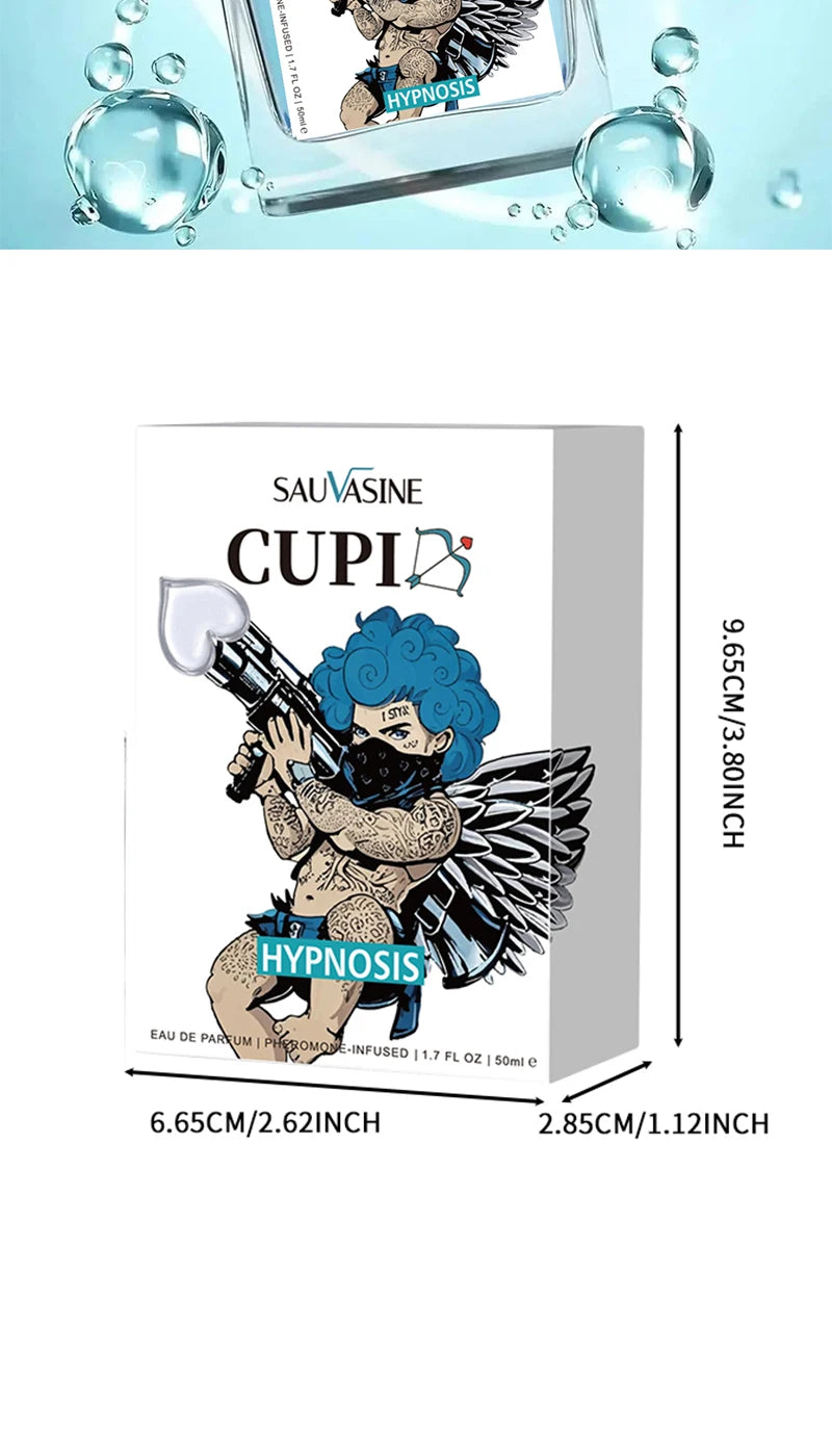 Unisex EDP Perfume Cupid Design 50ml Portable Long Lasting Eau de Parfum Men Women Daily Use Original Brand Elegant