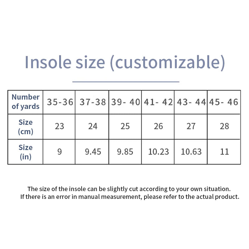 Sole Shock Absorption Deodorant Breathable Cushion Sport Insoles For Shoes Running Insoles For Feet Man Women Massage Care Pads