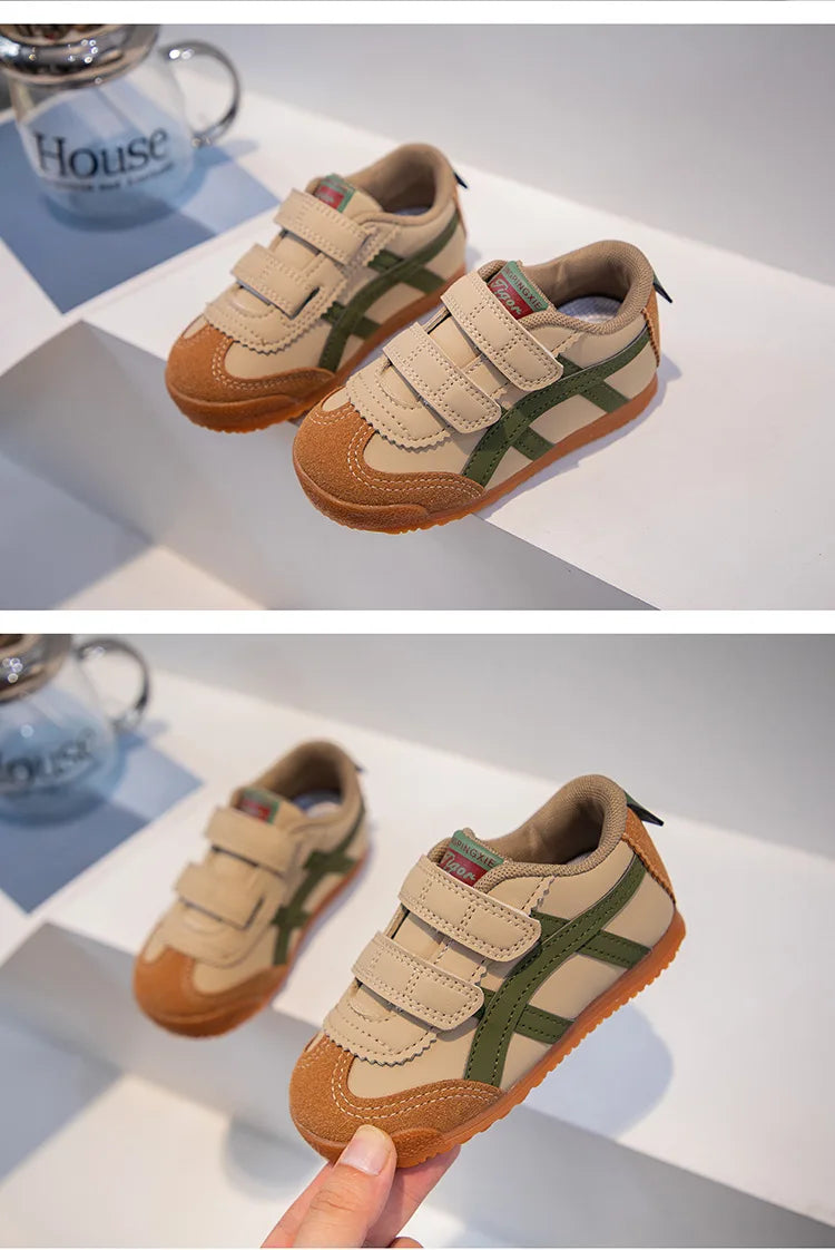 Children's Sneakers Boys Girls Soft Sole Non-slip Casual Student Running Shoes Baby Kids School Sports Shoes Warm Cotton Shoes