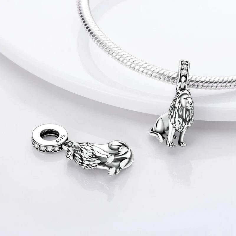 925 Sterling Silver Charms Beads Pendant Tree of Life Dog Elephant Love Heart Charm Fit Original Bracelet DIY Women Jewelry Gift