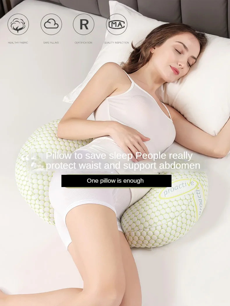Pregnancy Pillow U-shaped Waist Pillows Maternity Supplies Sleeping Bedding Body Pillow Cushion Nursing Pillow for Pregnant