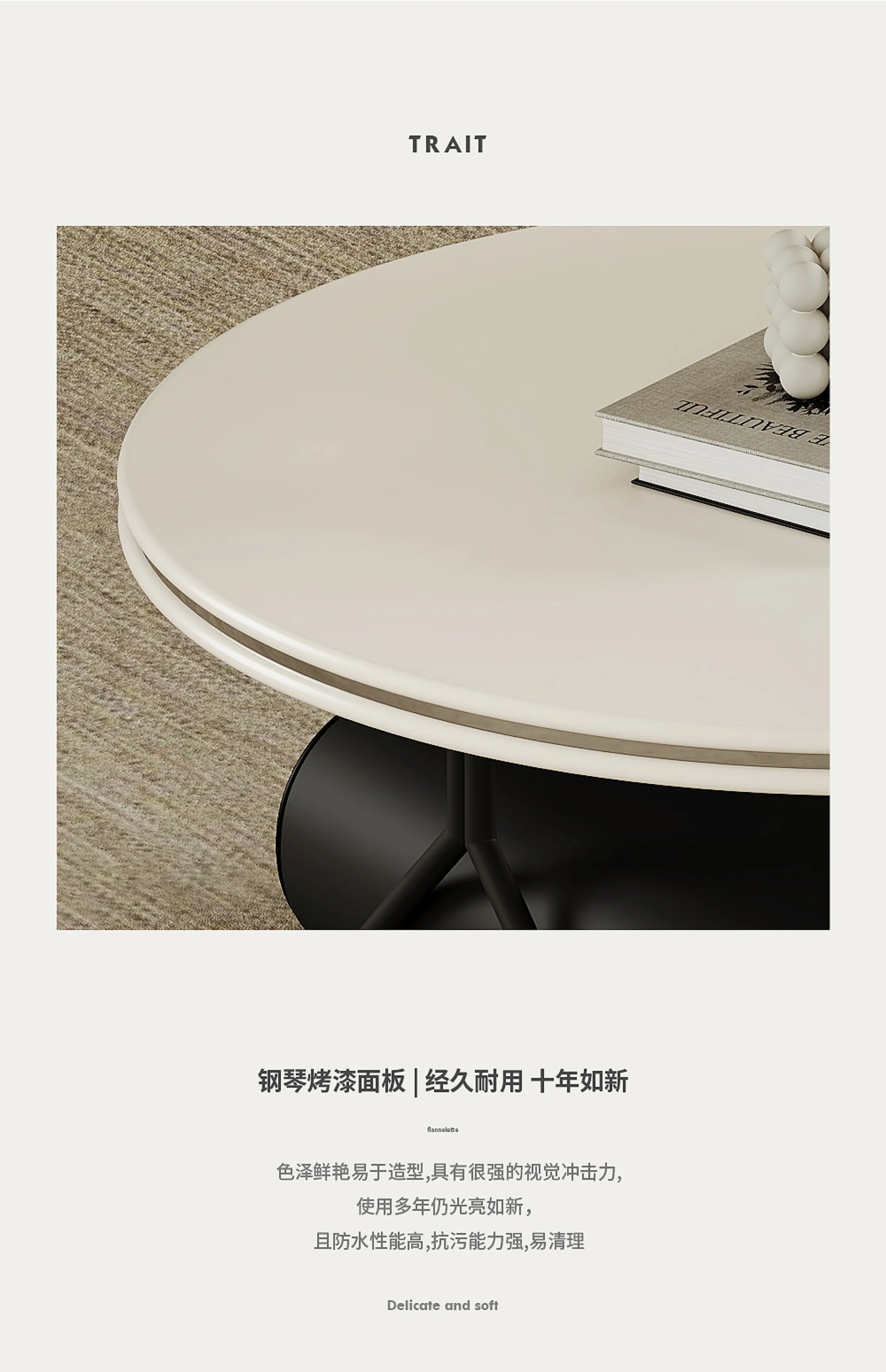Round Luxury Coffee Table Corner Designer Cool Minimalist Tables Books Premium Mesas De Centro Para Sala Home Furniture