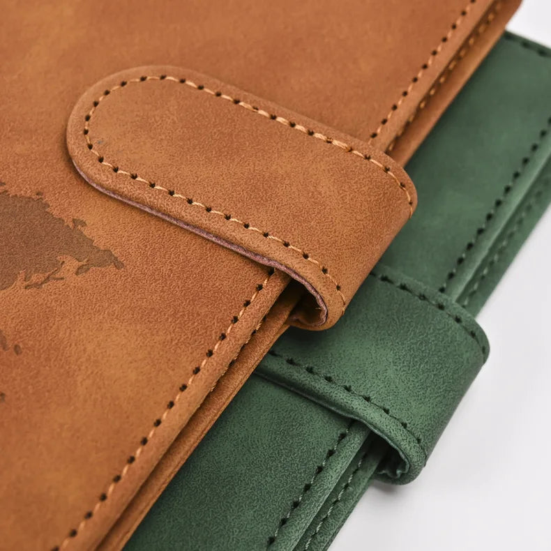 Leather Passport Holder Travel Wallet with ID Credit Card Slot PU Leather Passport Covers Case RFID Blocking Passport Protector