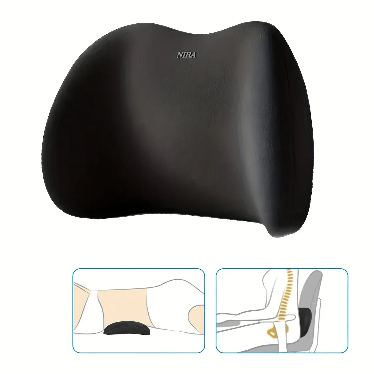 Office Lumbar Support Cushion,Sleep Lumbar Pillow,Office Furniture Cushion,Ergonomic Soft Comfortable Memory Cotton