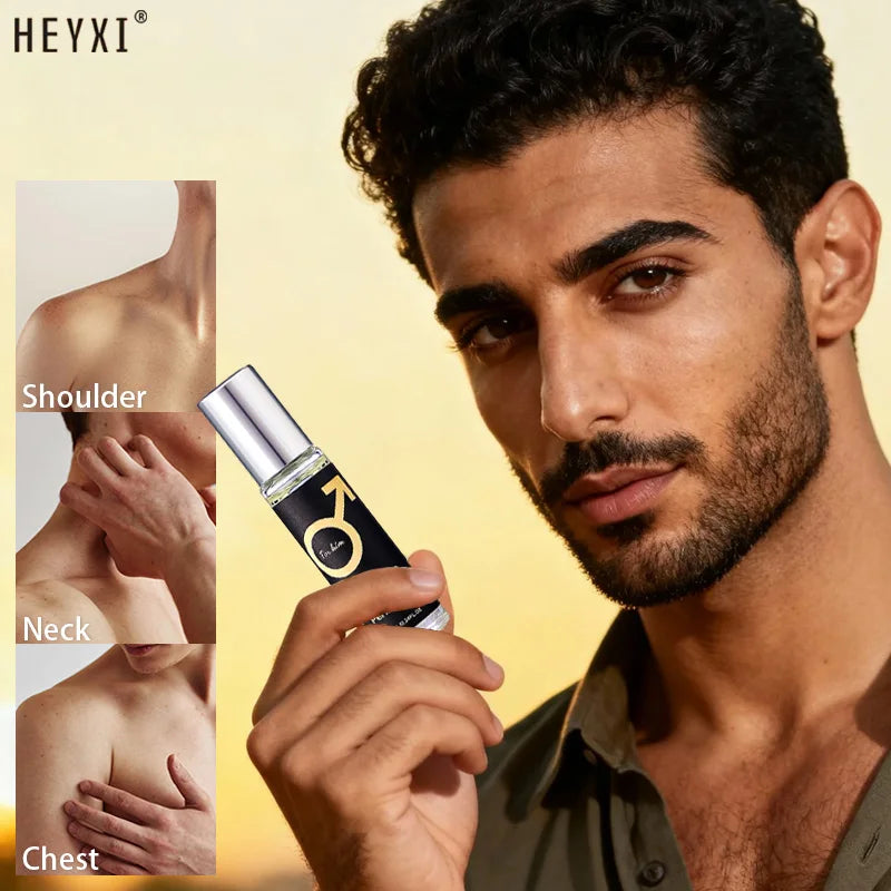 Men's rolling fragrance, long-lasting fragrance, cologne fragrance, emits charming fragrance, suitable for dating and daily use