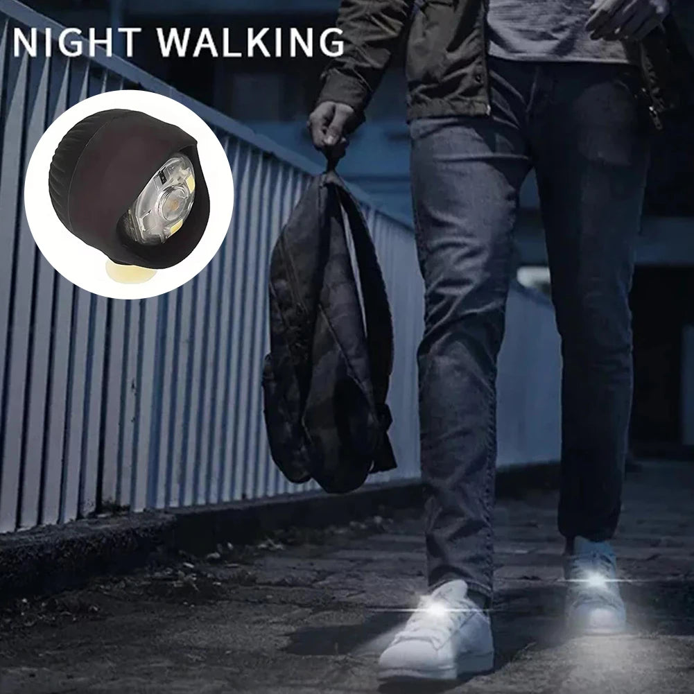 2pcs Shoe Lights,Waterproof Shoe Charms Accessories for Crocs Shoes,3 Light Modes for Camping Dog Walking,for Adult Kid Gift