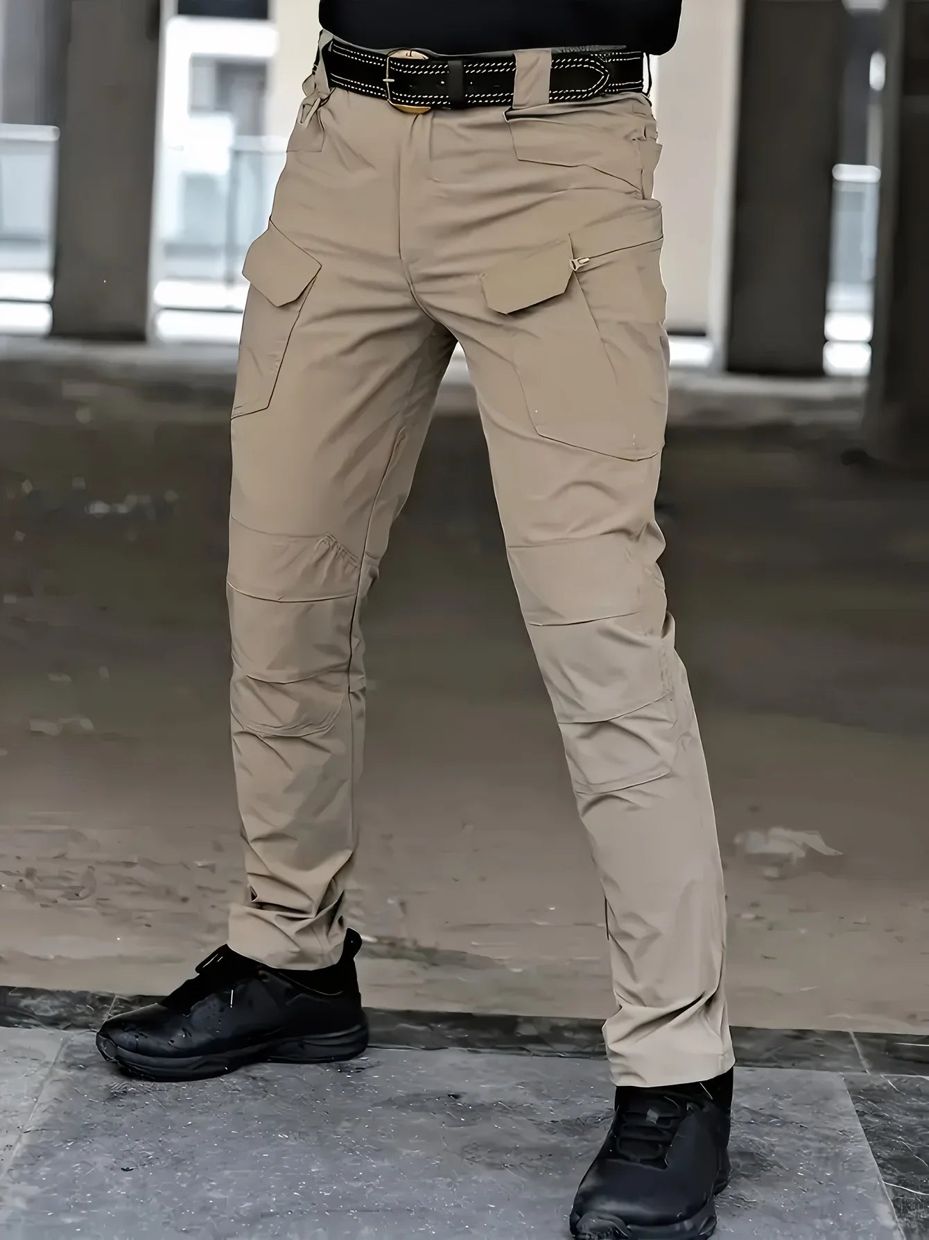 Men's Tactical Cargo Pants 6XL Plus Size Outdoor Casual Sports Pant Hiking Fishing Waterproof Multi-pocket Men Trousers