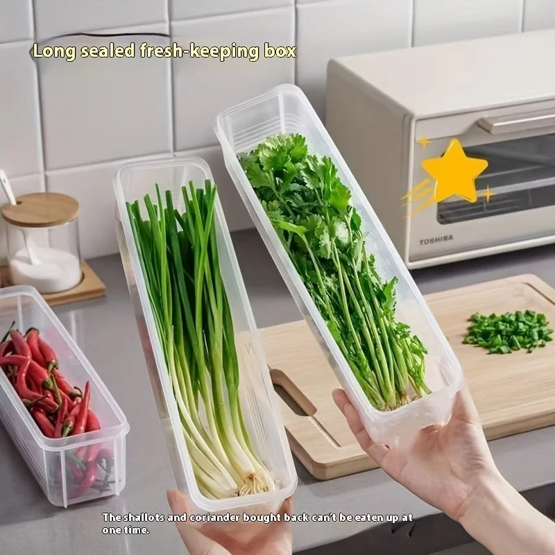 Refrigerator fresh-keeping storage box, fresh-keeping artifact,Small Food Preservation Boxes,Transparent Sealed Storage Box
